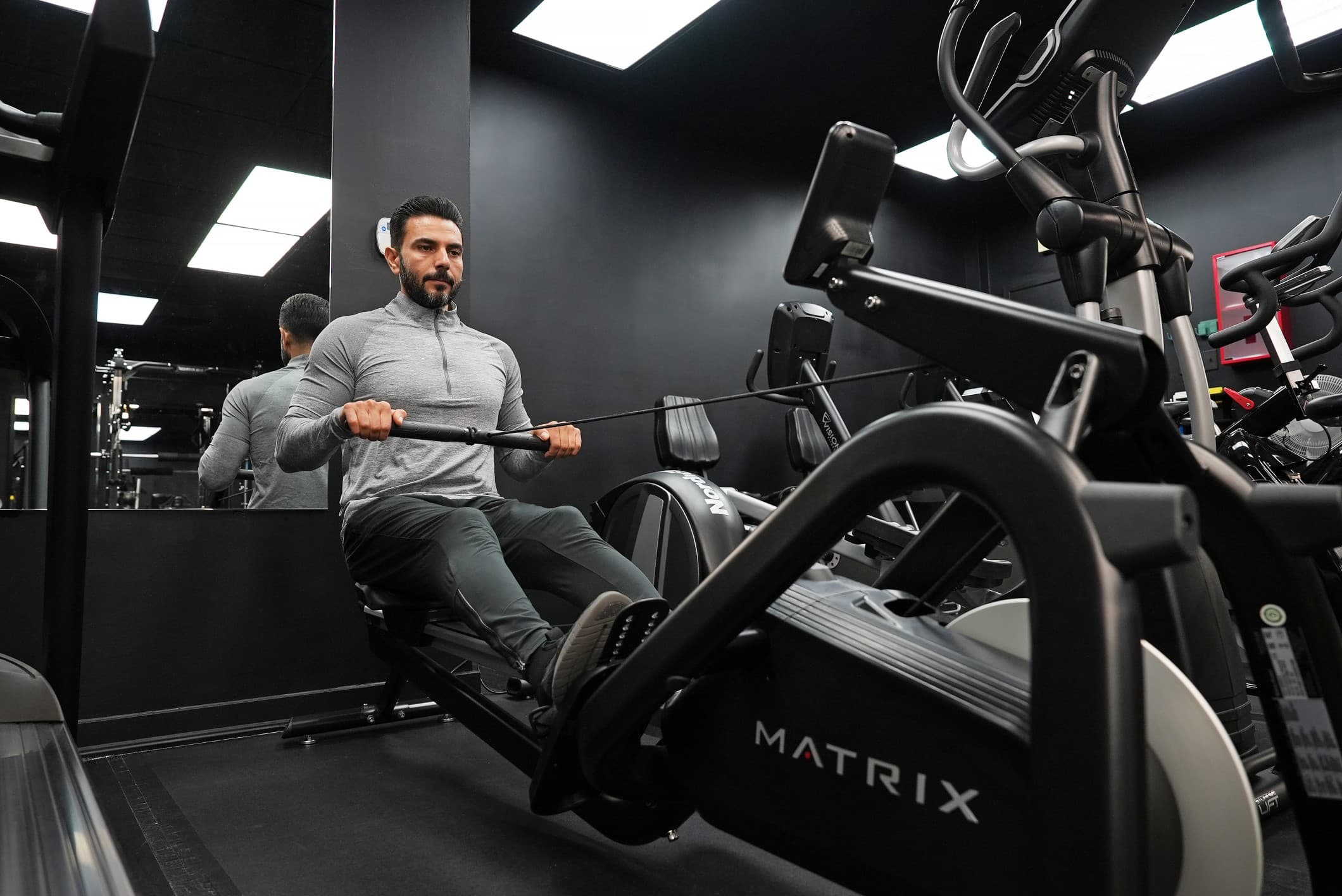 Coaching on the rowing machine